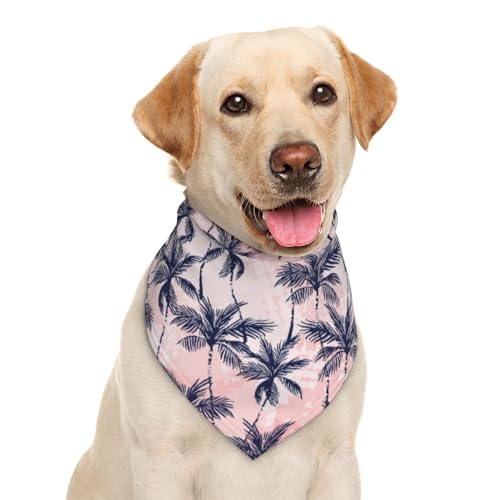Tropics Palm Trees Summer Beach Pink Dog Bandana Scarf... - Animalerie Amazon Royaume-Uni à 0.68€