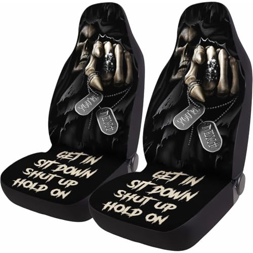 GENANY You're Next 2 Front Car Seat Covers for Car Truck... - Auto & Moto Amazon Royaume-Uni à 14.93€