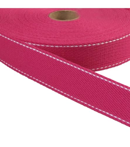 MYMERCERIE Spule 20 m Sattelgurt, 30 mm, Fuchsia - Maison & Cuisine en promo à 3.99€