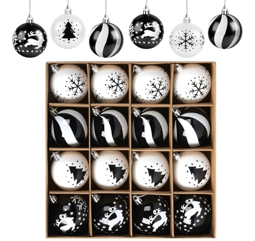 Bolas de Navidad de plástico, 16 bolas de Navidad... - Maison & Cuisine Amazon Espagne à 4.99€