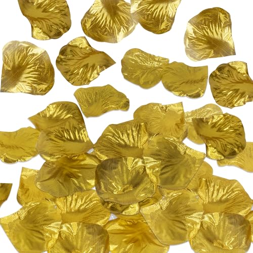 Decoraparty 100 goldene Rosenblätter - Elegante... - Maison & Cuisine en promo à 3.92€
