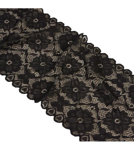 MYMERCERIE - Bobina de 15 m, encaje elástico, 180 mm, color... - Loisirs Créatifs en promo à 14.49€