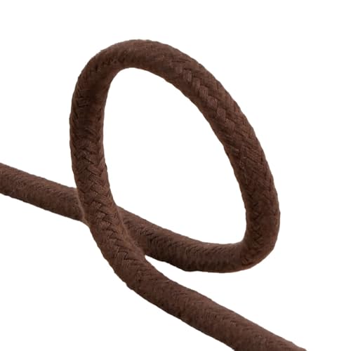 MYMERCERIE Spule 25 m geflochtene Kordel, 6 mm, Dunkelbraun - Maison & Cuisine en promo à 5.28€