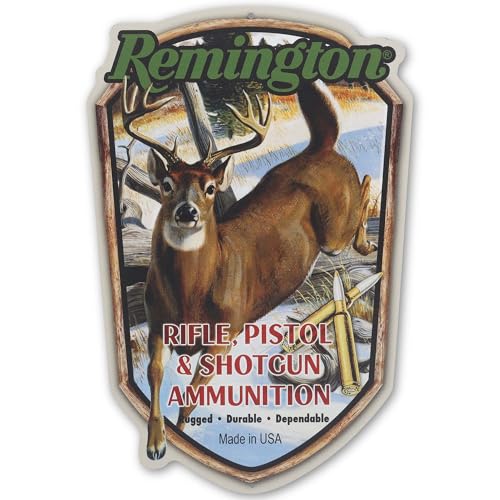 Remington Ammunition Deer Metal Sign - Vintage Remington... - Maison & Cuisine Amazon Italie à 14.06€