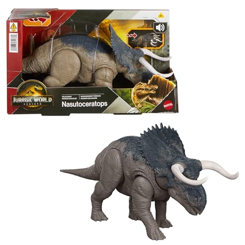 ​Mattel Jurassic World Rebirth Wild Roar Nasutoceratops... - Jouets & Jeux Amazon Royaume-Uni à 9.99€