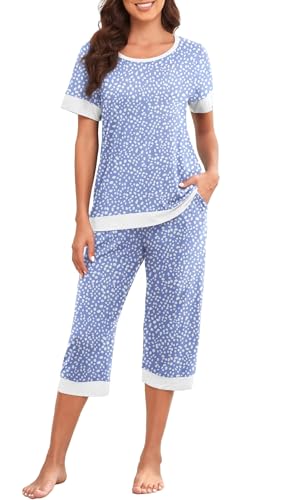 PrinStory Pijama para mujer de manga corta para mujer... - Maison & Cuisine Amazon Espagne à 22.99€