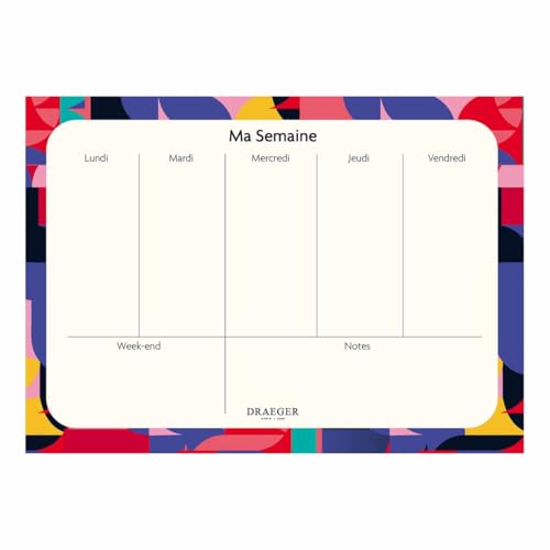 DRAEGER PARIS - Weekly planner 2025-28x20 cm - 52 weeks... - Maison & Cuisine Amazon Allemagne à 3.40€