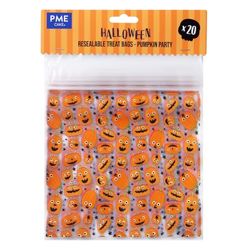 PME Halloween 20 Plastik-Wiederverschließbare Party-Tüten... - Maison & Cuisine Amazon Allemagne à 2.39€