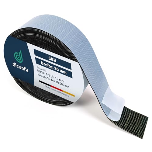 diconfa Gummistreifen SELBSTKLEBEND 50mm 5cm breit nach MAß... - Auto & Moto Amazon Allemagne à 1.73€