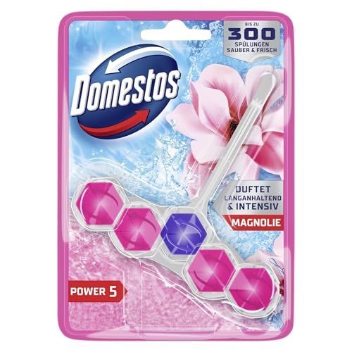 Domestos Power 5 Toilettenstein Magnolie WC Reiniger Volle... - Auto & Moto en promo à 9.90€