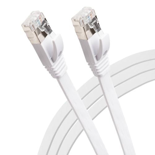 Maplin Ethernet-Kabel, 3 m, weiß, flach, CAT6, Gigabit... - High-Tech & Électronique Amazon Allemagne à 6.48€