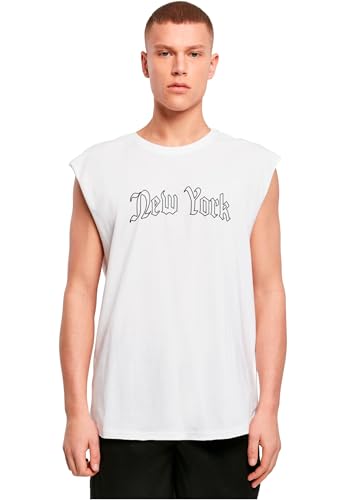 Mister Tee Mt3455-new York Wording Sleeveless tee Camiseta... - Mode & Vêtements en promo à 15.06€