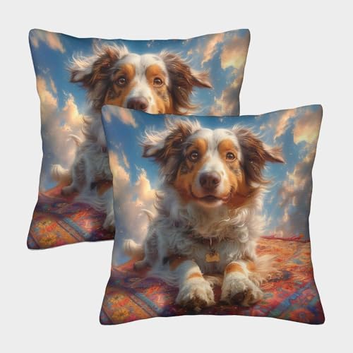 ENYISIYULO Pillow Covers Bernese Mountain Dog Pack of 2... - Maison & Cuisine Amazon Royaume-Uni à 14.99€