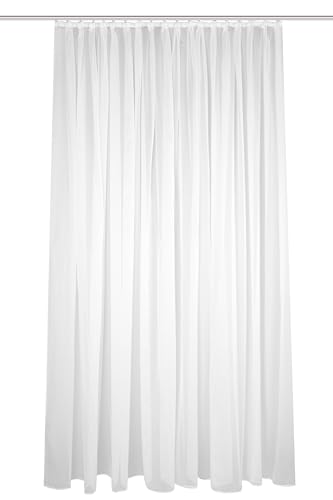 HOME WOHNIDEEN Fertigstore SABLIO Uni, Faltenband, weiß... - Maison & Cuisine Amazon Allemagne à 14.94€