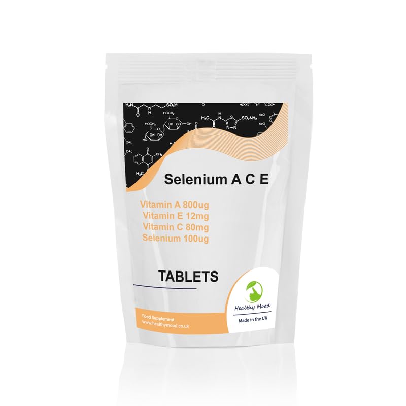 Selenium A C E Vitamin A Vitamin E Vitamin C Tablets - Santé & Bien-être Amazon Royaume-Uni à 1.19€