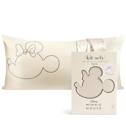 Mickey/Minnie x Kitsch Satin Pillowcase with Zip for Hair... - High-Tech & Électronique en promo à 19.92€