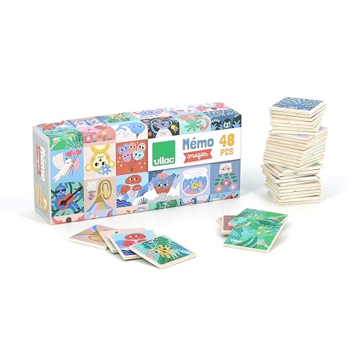 Vilac Memo Imagier - Diseño Michelle Carlslund - 24 Pares... - Toys & Games Amazon Spain à 14.86€