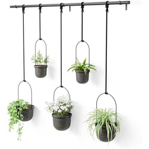 Avilia Set mit 5 hängenden Pflanzgefäßen für Zimmerpflanzen... - Jardin & Extérieur Amazon Allemagne à 45.15€