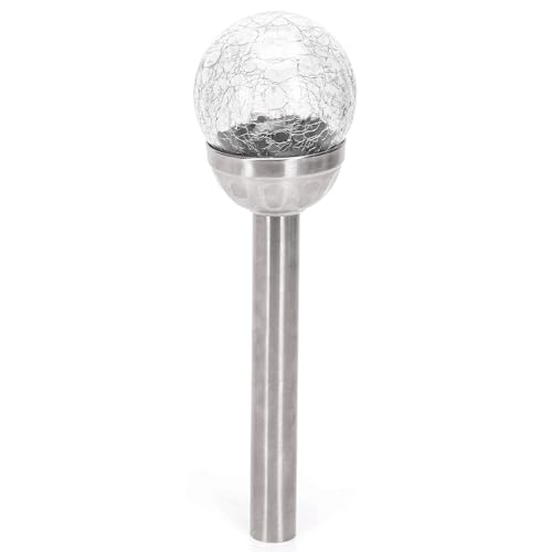 Glowster Luz LED Solar de Ambiente, Acero Inoxidable... - Garden & Outdoor Amazon Spain à 4.01€