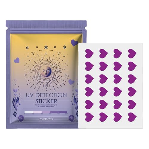 Pegatinas de detección solar UV,Parches de detección UV,24... - Santé & Bien-être Amazon Espagne à 1.03€
