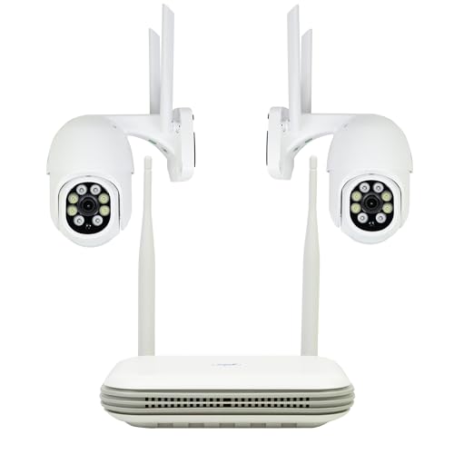 Drahtloses Videoüberwachungsset PNI House WiFi800 NVR und 2... - Tech & Electronics Amazon Germany à 56.36€