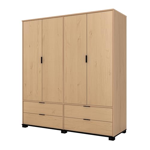 Inter Link - Kleiderschrank - Garderobenschrank - Moderner... - Home & Kitchen Amazon Germany à 399.90€