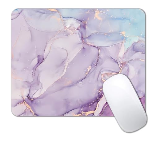IMAYONDIA Pink Blue Marble Mouse Pad, Purple Alcohol Ink... - Fournitures Bureau Amazon Royaume-Uni à 2.00€