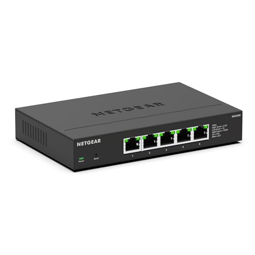 NETGEAR (MS305E) Switch Plus 5 Ports Multi-Gigabit Ethernet... - High-Tech & Électronique en promo à 97.99€