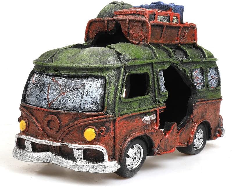 S-Lifeeling Fish Tank Decorations Bus Car Aquarium Décor... - Home & Kitchen Amazon Spain à 14.96€