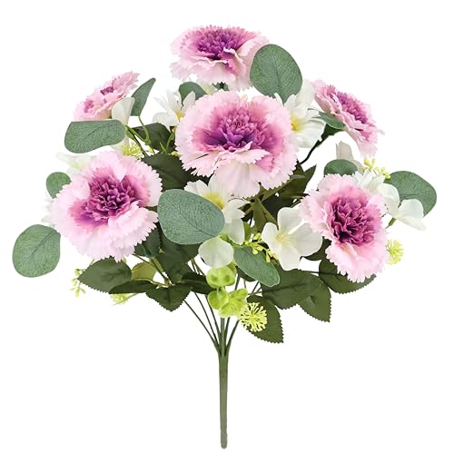 Flair Flower Bouquet d'œillets artificiels de 42 cm... - Garden & Outdoor Amazon France à 12.13€