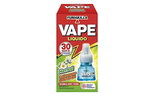Vape Ricarica Liquida Antizanzare Herbal 30 Notti 15ml... - Auto & Moto Amazon Italie à 2.34€