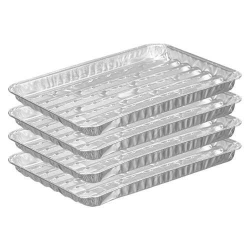 San Ignacio Set 4 bandejas aluminio rectangulares grill... - Jardin & Extérieur Amazon Espagne à 6.60€