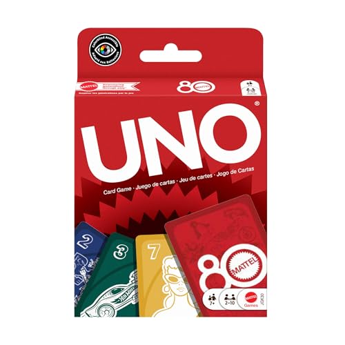 Mattel Games - UNO 80° Anniversario Mattel, versione... - Jouets & Jeux Amazon Italie à 7.99€