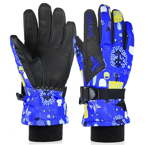 POPUBABI Ski Kids Gloves, Waterproof Winter Thermal Gloves... - Sports & Fitness Amazon Royaume-Uni à 9.99€