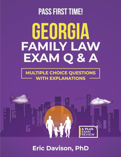 GEORGIA FAMILY LAW EXAM Q & A - Amazon Royaume-Uni à 14.63€