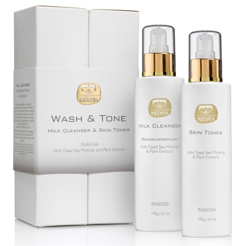 Kedma - Facial Cleansing Kit with Cleansing Milk and Tonic... - Beauté & Parfums Amazon Espagne à 34.08€