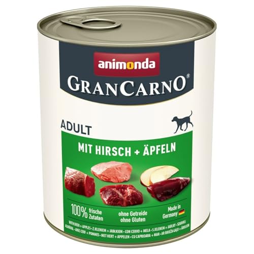 Animonda Nassfutter GranCarno Adult Deer and Apple Hirsch... - Auto & Moto Amazon Allemagne à 4.30€