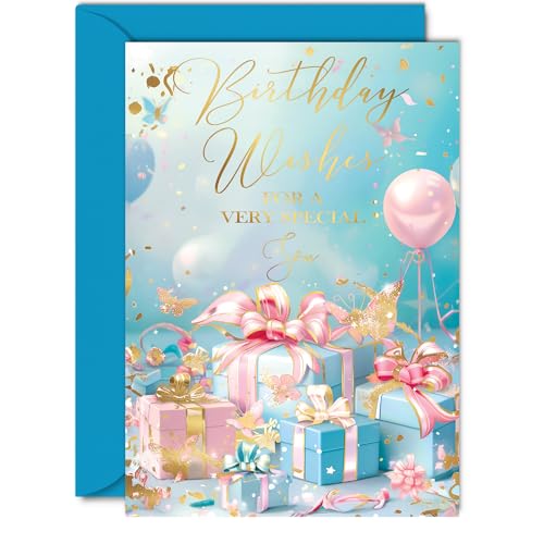 Beautiful Gold Birthday Cards for Son - Fantastic Golden... - Auto & Moto Amazon Royaume-Uni à 2.68€