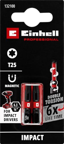 Einhell Embouts à impact double torsion 30 mm T25 (acier... - DIY & Tools Amazon France à 11.11€