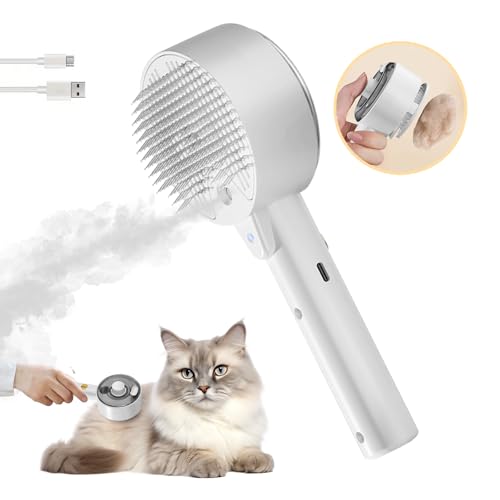 Rolemon Cat & Dog Grooming Brush, Steam Brush for Long &... - Beauté & Parfums en promo à 9.48€