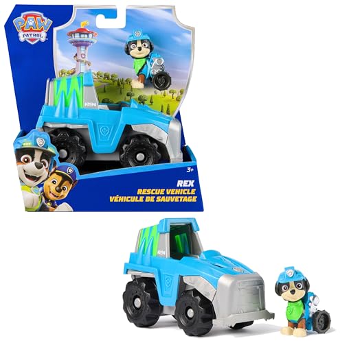 Paw Patrol - Pat Patrouille - Véhicule Figurine Rex... - Jouets & Jeux Amazon France à 7.59€