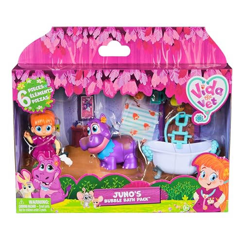 Vida the Vet, Juno’s Bubble Bath Pack with Vida and Colour... - Toys & Games Amazon UK à 5.27€