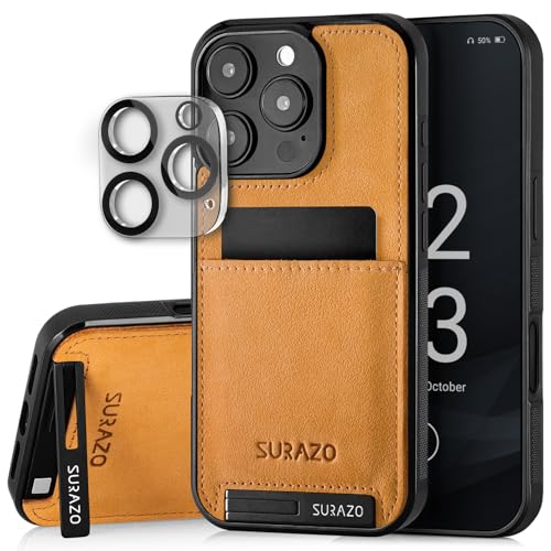 SURAZO Étui de Protection arrière en Cuir véritable pour... en promo à 14,95€ (-41%) sur Amazon FR