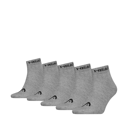 HEAD All Sports Quarter Lot de 5, Gris moyen mélangé, 18-20 - Sports & Fitness Amazon France à 16.86€