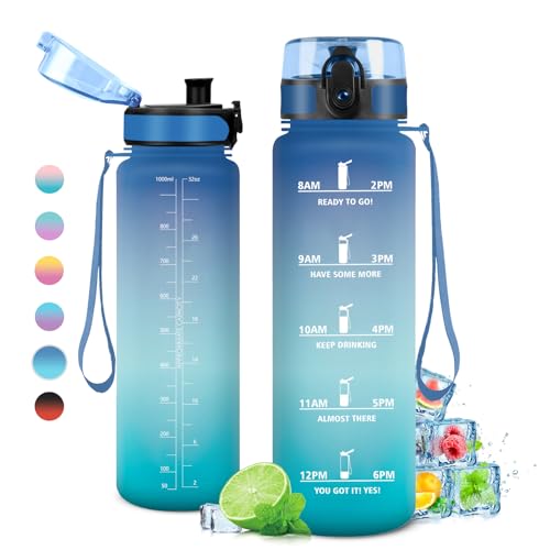 Gourde 1L, Étanche et Réutilisable, Gourde Sport, Bouteille... - Sports & Fitness en promo à 10.32€