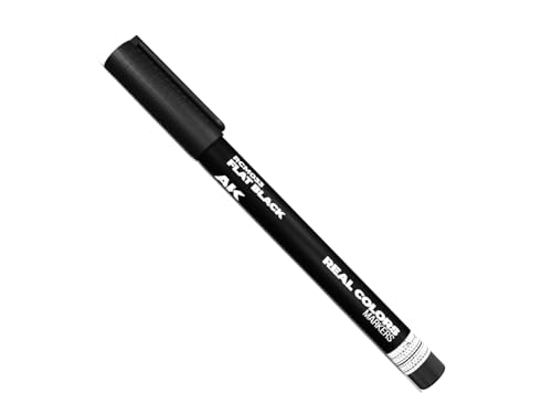 AK REAL COLORS MARKER RCM033 FLAT BLACK - Loisirs Créatifs Amazon France à 2.30€