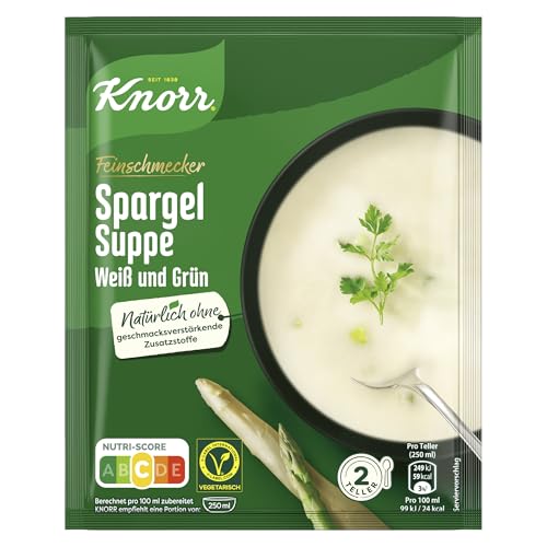 Knorr Feinschmecker Spargel Suppe Weiß und Grün leckere... - Épicerie Amazon Allemagne à 17.10€