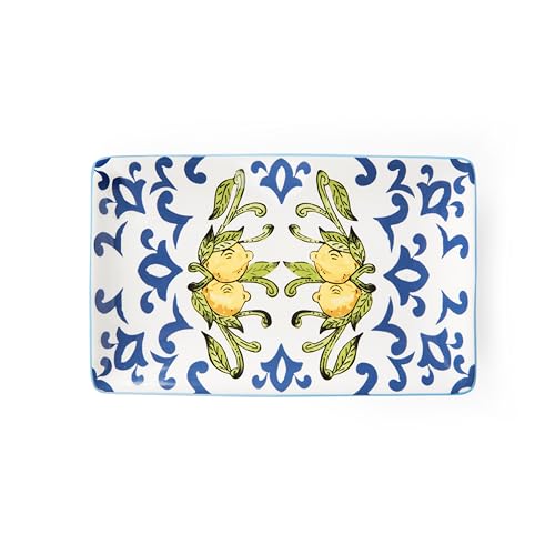 Excelsa Amalfi Set mit 6 Tellern aus Keramik, 20 x 12,5 cm... - Maison & Cuisine Amazon Allemagne à 32.09€