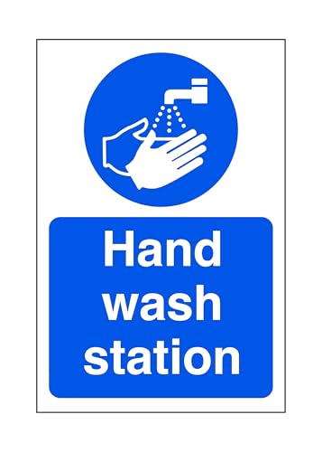 Safety First Display LTD Hand wash station - kitchen signs... - Fournitures Bureau Amazon Royaume-Uni à 1.89€