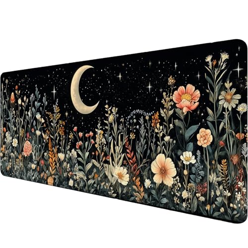 Cute Mystical Plants Desk Pad Whimsical Moon Stars Extended... - High-Tech & Électronique Amazon Royaume-Uni à 2.00€
